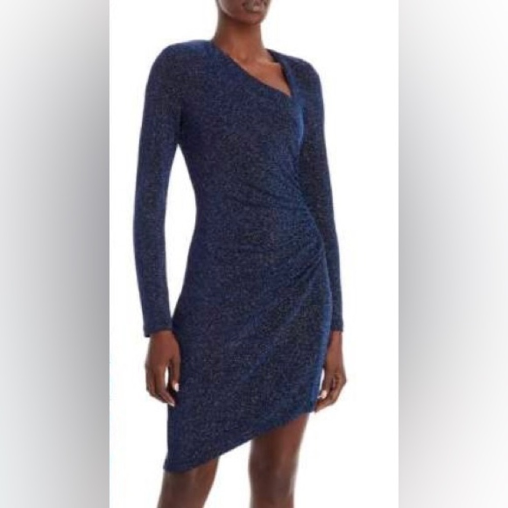 Aqua Formal Glitter Dress